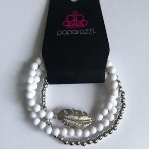 Round the Flock leaf bracelets